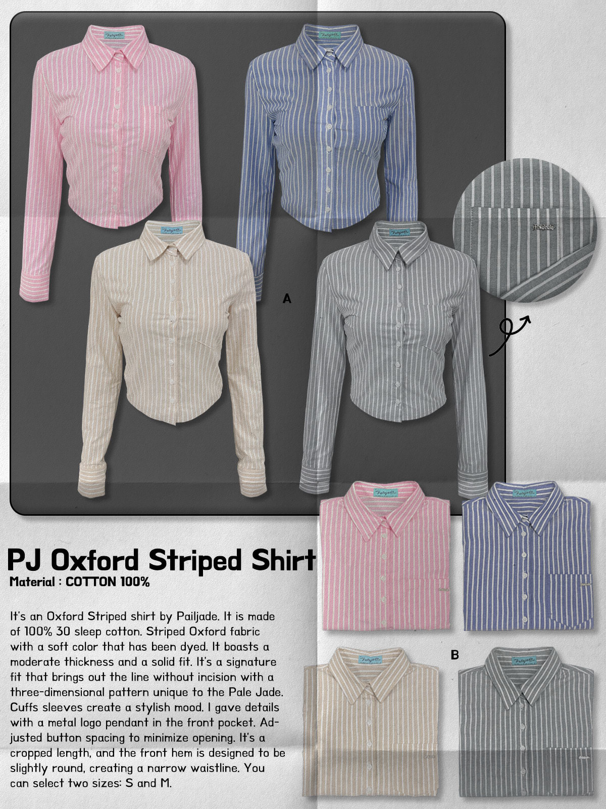 PJ Oxford Striped Shirt
